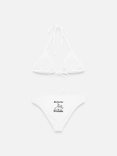 Wolfalike Logo - Frauen Bikini - Weiß