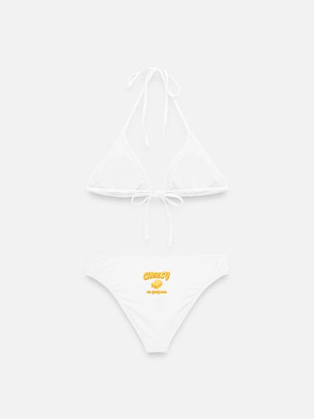 Cheesy on Purpose – Grilled Cheese - Frauen Bikini - Weiß