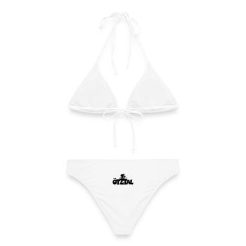 Ötztal Fahrrad - Frauen Bikini - Weiß - Hinten - AI Model Female 172 dark (172cm)