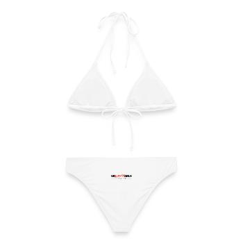 Unüberholbar - Frauen Bikini - Weiß - Hinten - AI Model Female 172 dark (172cm)