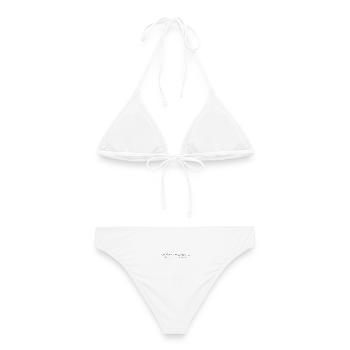 Apnoetauchen Chaos to clamness - Frauen Bikini - Weiß - Hinten - AI Model Female 172 dark (172cm)