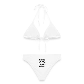 Black Sheep of the Family – Funny Statement Design - Frauen Bikini - Weiß - Hinten - AI Model Female 172 dark (172cm)