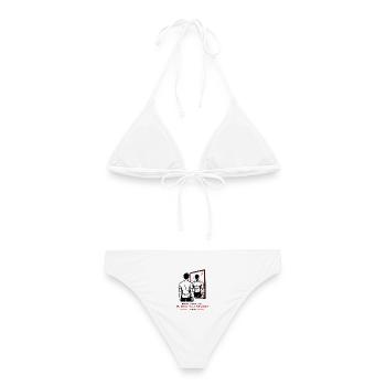 Who You See Is Who You Become - Frauen Bikini - Weiß - Hinten - AI Model Female 172 dark (172cm)
