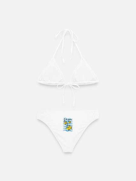 Be the Piranha - Frauen Bikini - Weiß