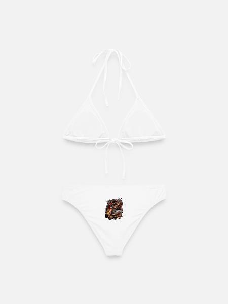 Der Schweißer Funkenkraft - Frauen Bikini - Weiß