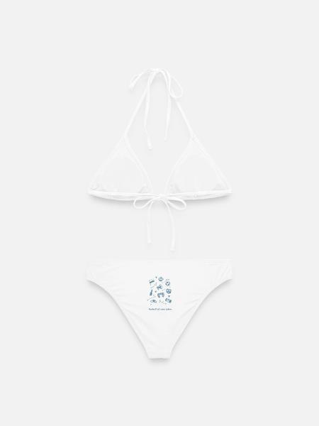 Fussball ist mein Leben - Frauen Bikini - Weiß