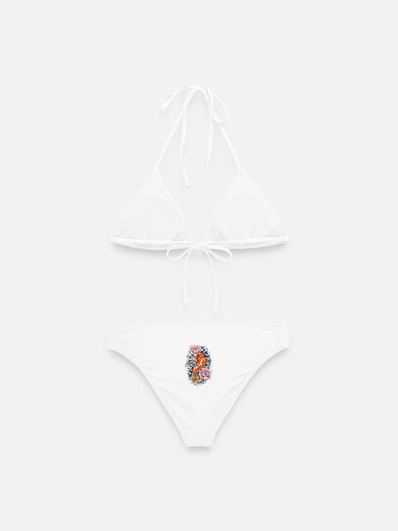Ahnungsloser Koi - Frauen Bikini - Weiß