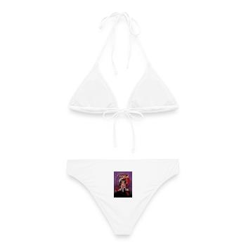 Grieving Queen - Frauen Bikini - Weiß - Hinten - AI Model Female 172 dark (172cm)