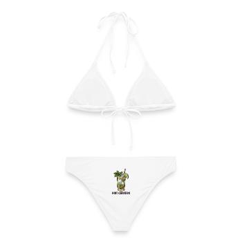 Condition Mojito Cocktail - Frauen Bikini - Weiß - Hinten - AI Model Female 172 dark (172cm)