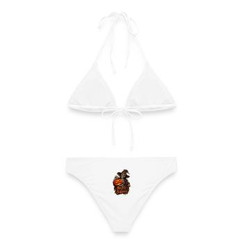 Süßes oder Saures Design - Frauen Bikini - Weiß - Hinten - AI Model Female 172 dark (172cm)