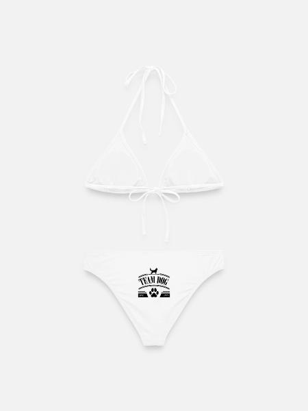 Team Hund - Frauen Bikini - Weiß