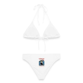 TITANIC Liner Kreation Louis RUNEMBERG © Adagp - Frauen Bikini - Weiß - Hinten - AI Model Female 172 dark (172cm)