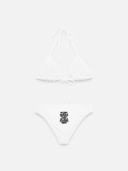 Lustiger Spruch für Support, Büro & Kundenservice - Frauen Bikini - Weiß