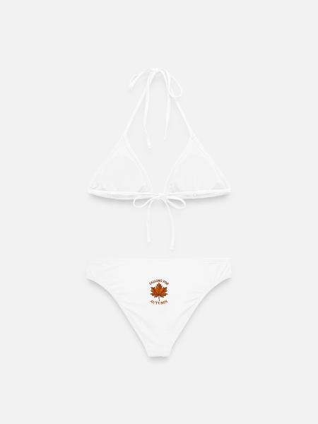Falling for Autumn - Frauen Bikini - Weiß