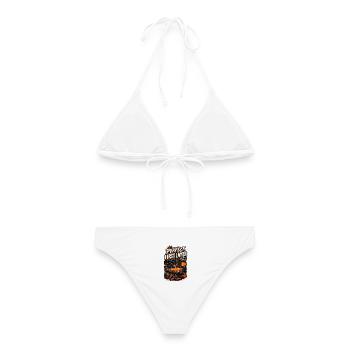 3D Druck Perfect First Layer - Frauen Bikini - Weiß - Hinten - AI Model Female 172 dark (172cm)