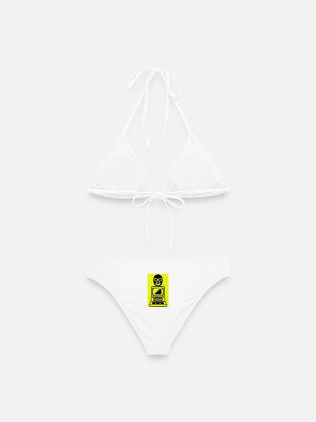 Computercult - Frauen Bikini - Weiß