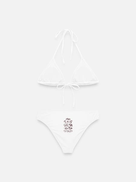 SCHÄTZE DES WALDES - Frauen Bikini - Weiß