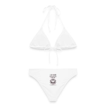 Lecker Kölsch Club Kölle Kölner Bier Brauhaus Köln - Frauen Bikini - Weiß - Hinten - AI Model Female 172 dark (172cm)