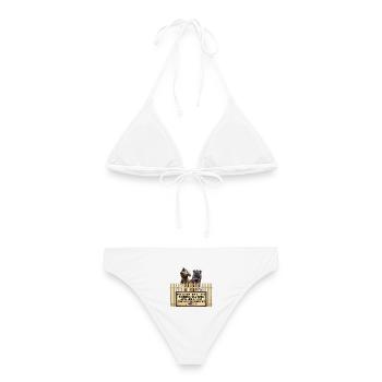 TREX Femme Blague Signe Tee - Bikini femme - blanc - Dos - AI Model Female 172 dark (172cm)