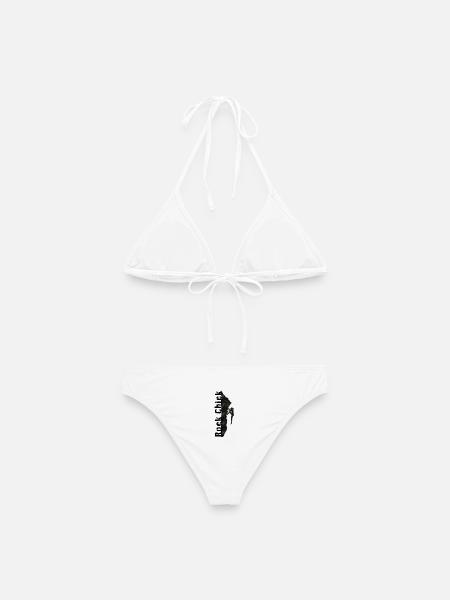 Rock Chick - Wandern, Klettern, Berge Spruch - Frauen Bikini - Weiß