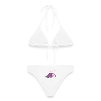 Toujours magique, juste fatigué - Bikini femme - blanc - Dos - AI Model Female 172 dark (172cm)
