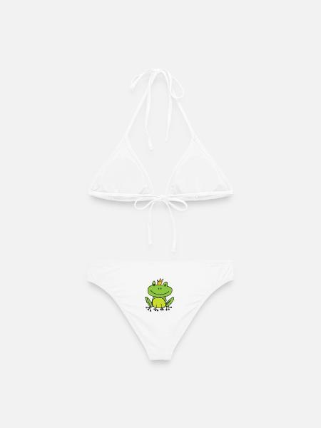 Frosch oder Prinz? - Frauen Bikini - Weiß