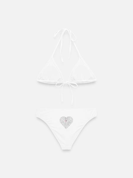 Herz wandern - Frauen Bikini - Weiß