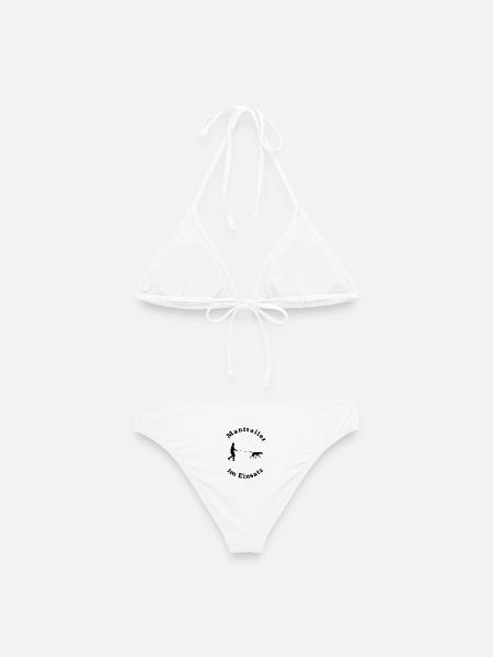 MANTRAILER IM EINSATZ - Frauen Bikini - Weiß
