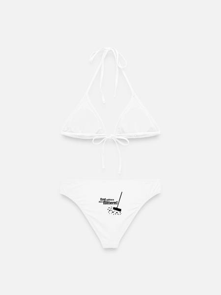 Polterabend - Frauen Bikini - Weiß