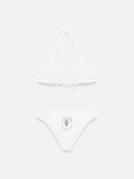 Kräuterliebe – Botanisch, Naturnah, Garten - Frauen Bikini - Weiß