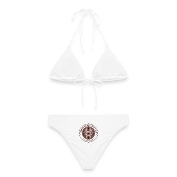 Würstchen Club Bratwurst Grillen JGA Grillmeister - Frauen Bikini - Weiß - Hinten - AI Model Female 172 dark (172cm)
