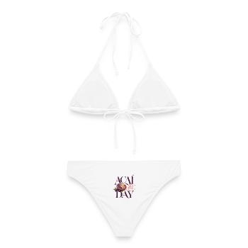 Açaí All Day Bowl - Acai Bowl Design - Frauen Bikini - Weiß - Hinten - AI Model Female 172 dark (172cm)