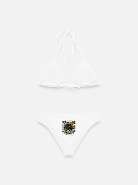 Filament-Sucht – Lustiges 3D Druck Design - Frauen Bikini - Weiß