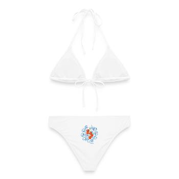 Hobbygärtner Plant Mom Gartenfan Geschenkidee - Frauen Bikini - Weiß - Hinten - AI Model Female 172 dark (172cm)