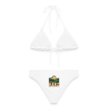 Harz Germany Outdoor Country - Frauen Bikini - Weiß - Hinten - AI Model Female 172 dark (172cm)