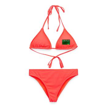 Namensschild Einschulung Schulkind - Frauen Bikini - Korallenrot - Vorne - AI Model Female 172 dark (172cm)