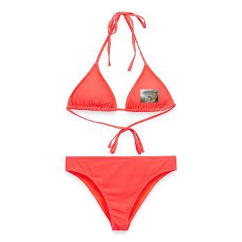 IMG_9562mar - Frauen Bikini - Korallenrot - Vorne - AI Model Female 172 dark (172cm)