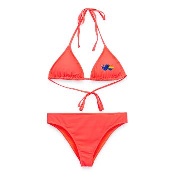 Australien Regenbogen Flagge Herz used - Frauen Bikini - Korallenrot - Vorne - AI Model Female 172 dark (172cm)
