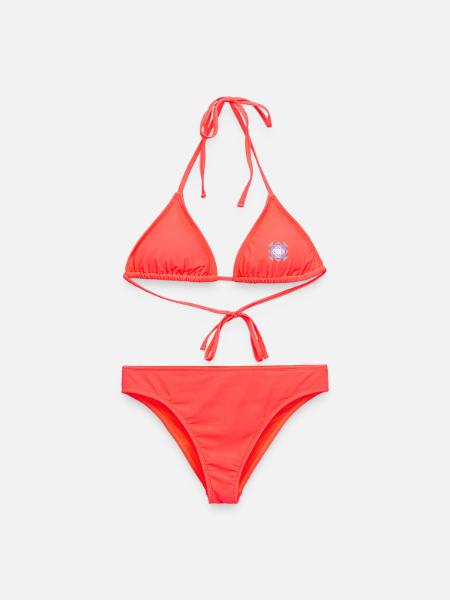 Ornament 2 - Frauen Bikini - Korallenrot