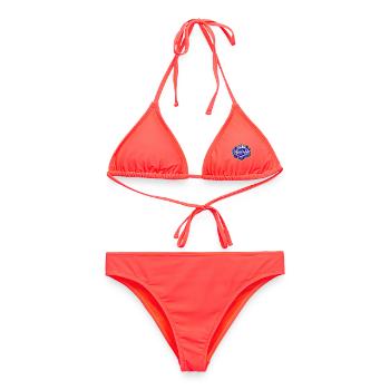 Après-ski Montagnes Alpes - Bikini femme - corail - Devant - AI Model Female 172 dark (172cm)