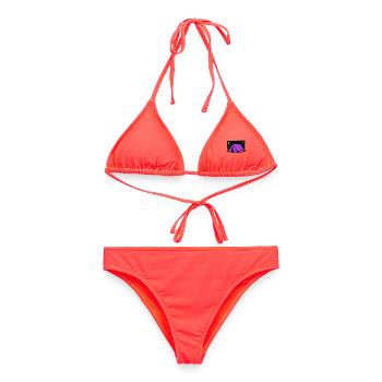 Camping Tent Star Graphic - Women's Bikini - coral - Front - AI Model Female 172 dark (172cm)