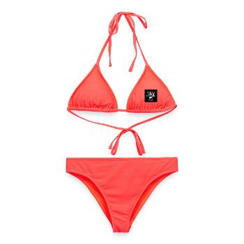 komisch - Frauen Bikini - Korallenrot - Vorne - AI Model Female 172 dark (172cm)
