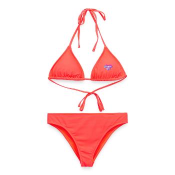 Azubi mit ganz viel Herz - Frauen Bikini - Korallenrot - Vorne - AI Model Female 172 dark (172cm)