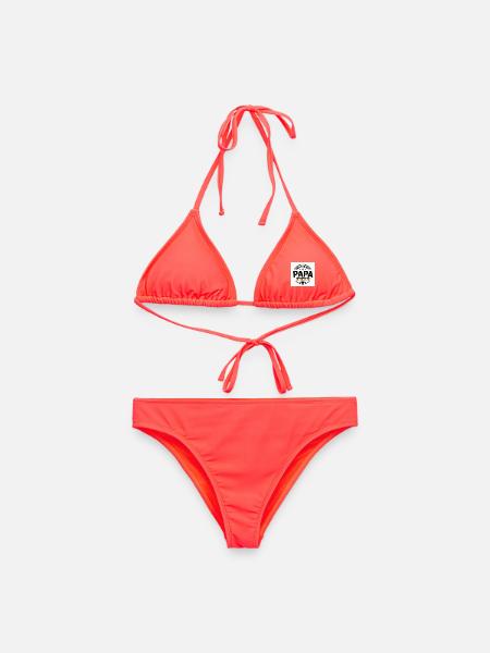 Unbezahlbar Papa Unersetzlich - Frauen Bikini - Korallenrot