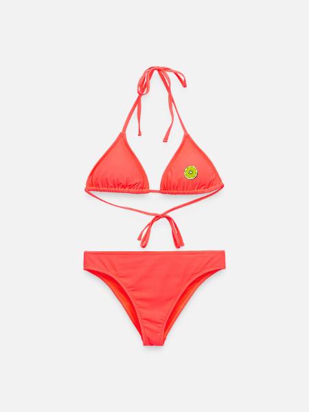 Lime - Frauen Bikini - Korallenrot