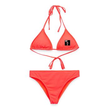 retro floppy disk - Bikini femme - corail - Devant - AI Model Female 172 dark (172cm)