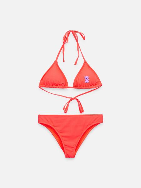 Schwein lustig - Frauen Bikini - Korallenrot