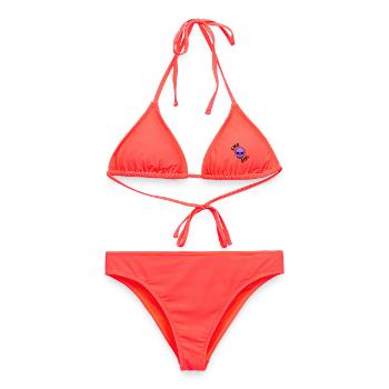 Fille emo - Bikini femme - corail - Devant - AI Model Female 172 dark (172cm)