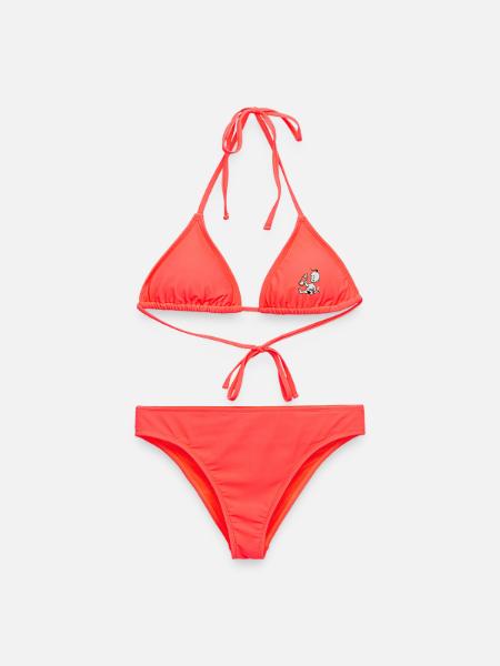 Baby with a milk bottle - Women's Bikini - coral