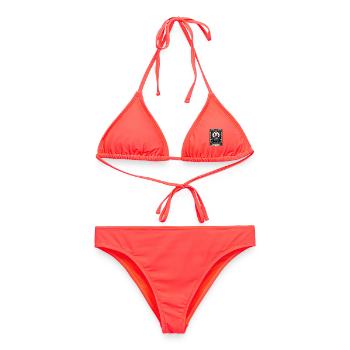 James A Tarotkarte - Frauen Bikini - Korallenrot - Vorne - AI Model Female 172 dark (172cm)